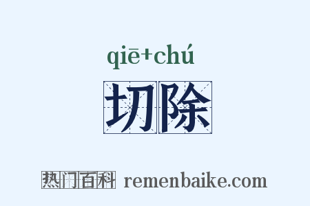 切除是什么意思的图片